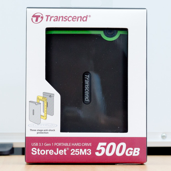 transcend external hard drive 500gb